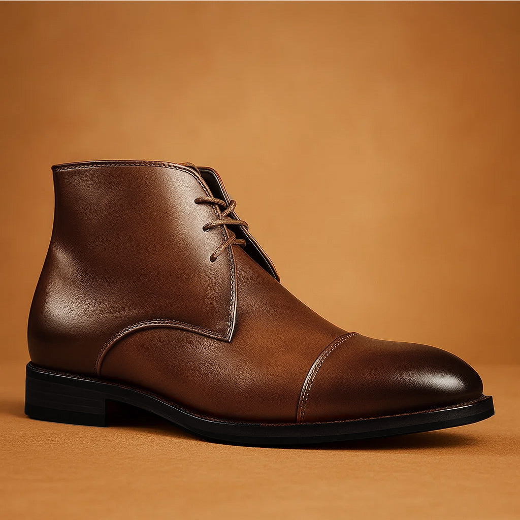 Rafael Leather Cap-Toe Boot